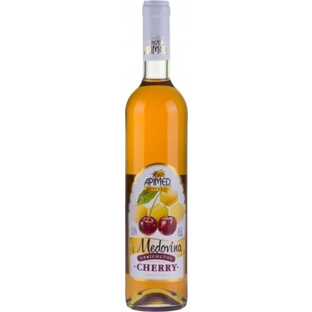 Apimed Cherry medovina 0,5 l