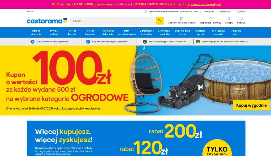 castorama recenze eshopu
