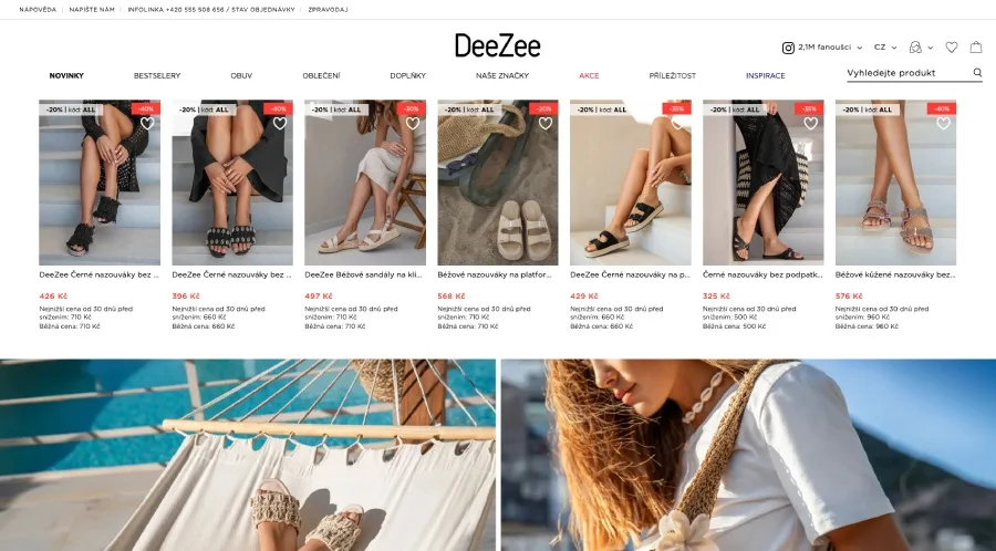 DeeZee recenze eshopu