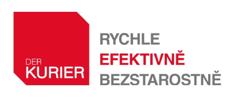 Logo dopravní společnosti Der Kurier Česká republika