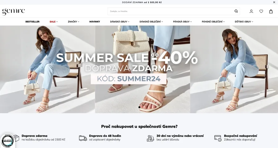 Gemre recenze eshopu
