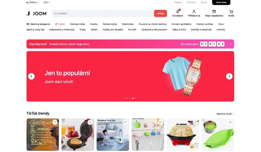 Joom recenze eshopu