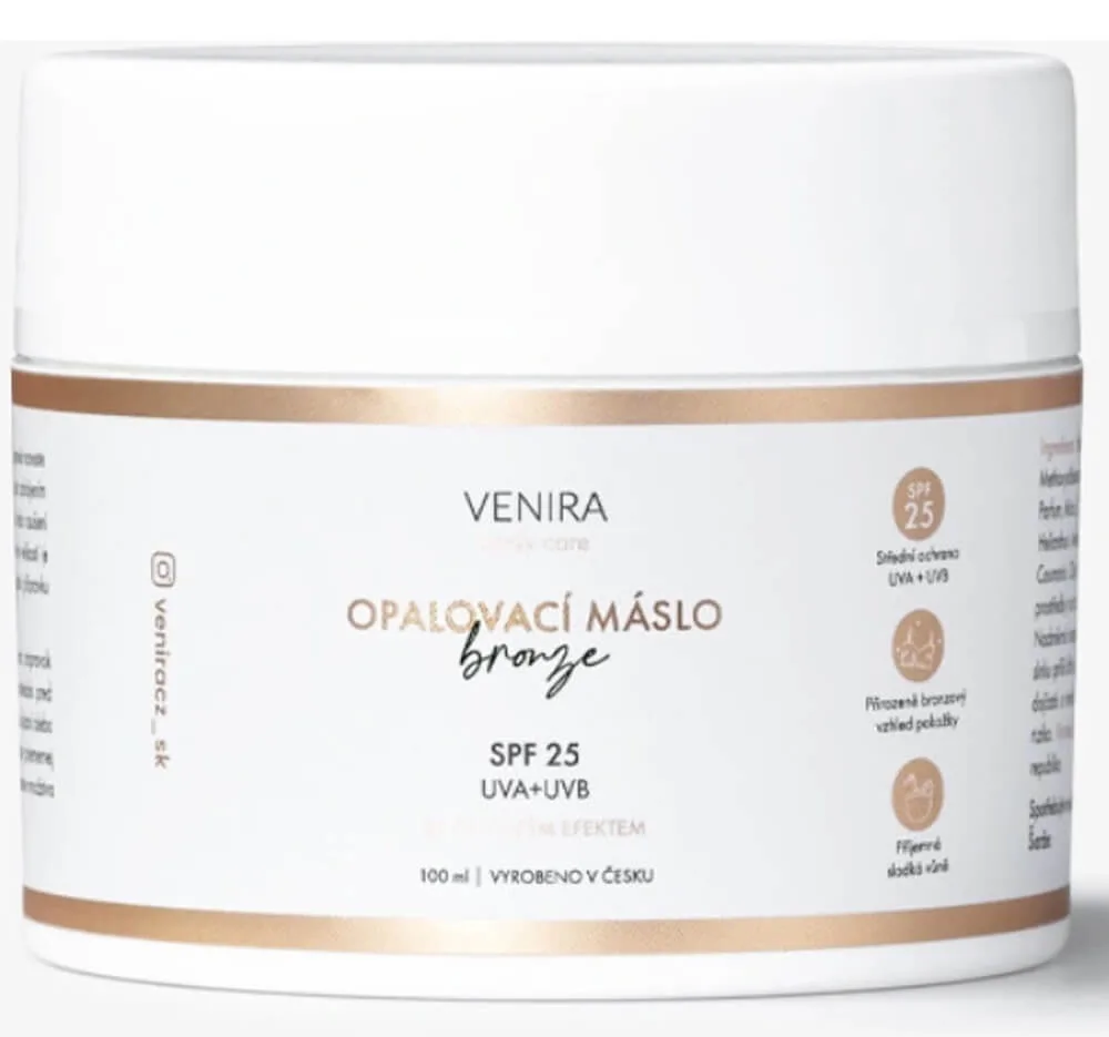 Venira opalovací máslo bronze SPF25 100 ml
