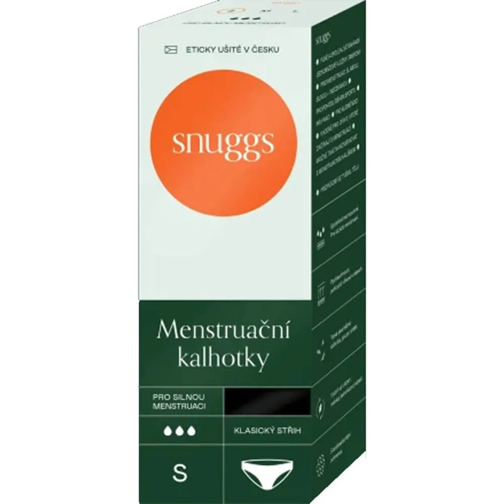 Menstruační kalhotky Snuggs pro silnou menstruaci