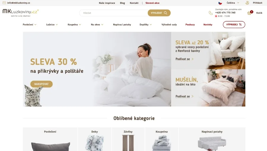 MKLůžkoviny recenze eshopu