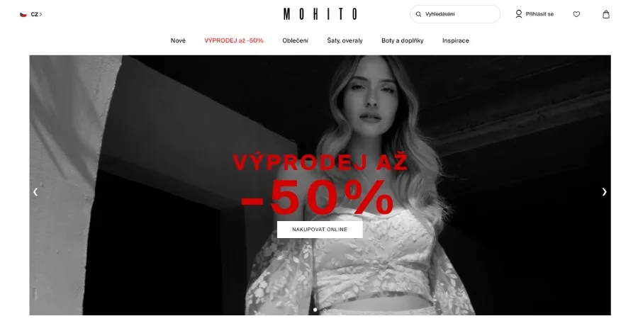 Mohito recenze eshopu