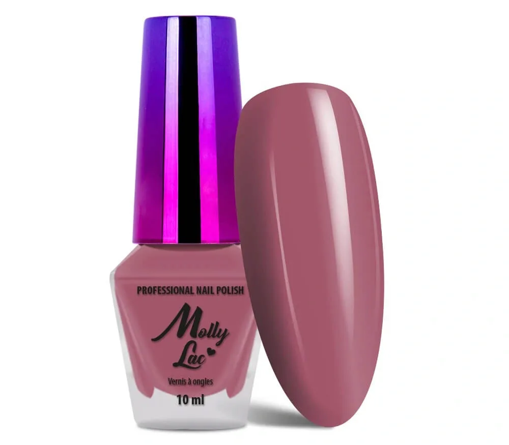 Molly klasický lak na nehty 04 tlumený růžovo hnědý 10 ml