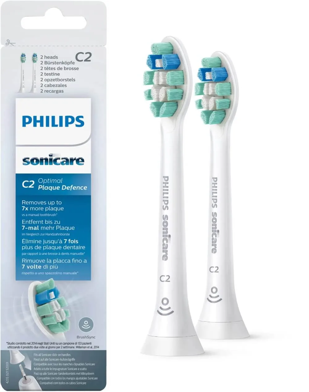 Náhradní hlavice C2 Optimal Plaque Defense Midi