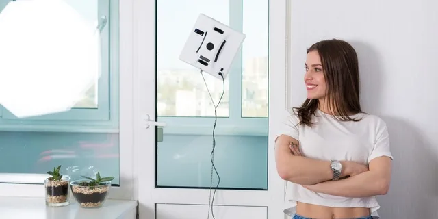 robotický vysavač na okna