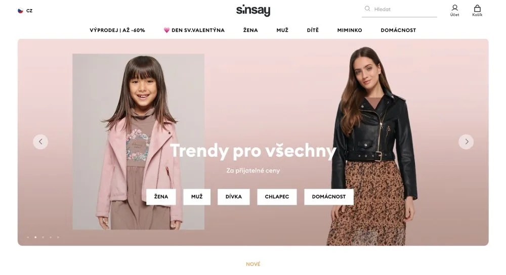 web sinsay