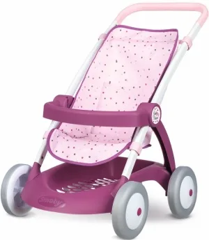 Smoby sportovní Violette Baby Nurse 55 cm rukojeť