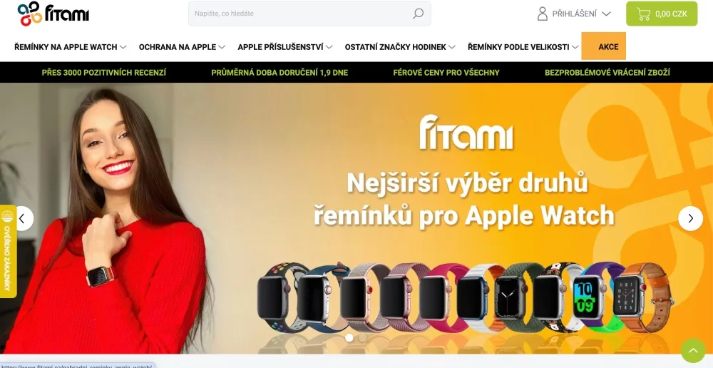snímek obrazovky Fitami