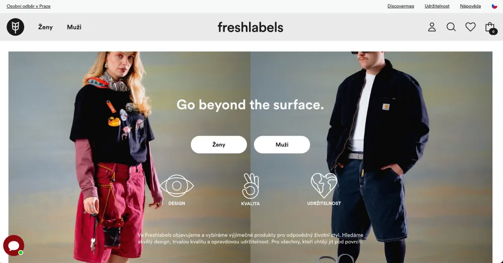 E-shop Freshlabels