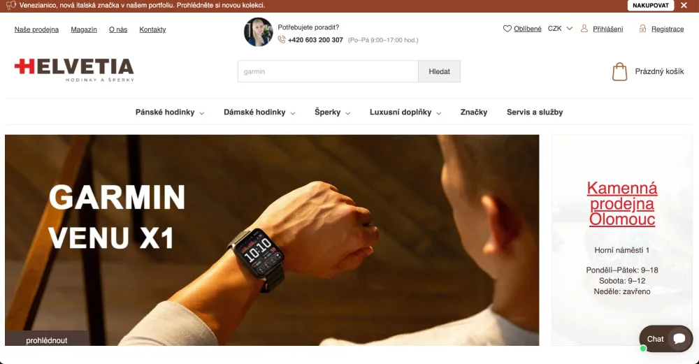 E-shop HELVETIA