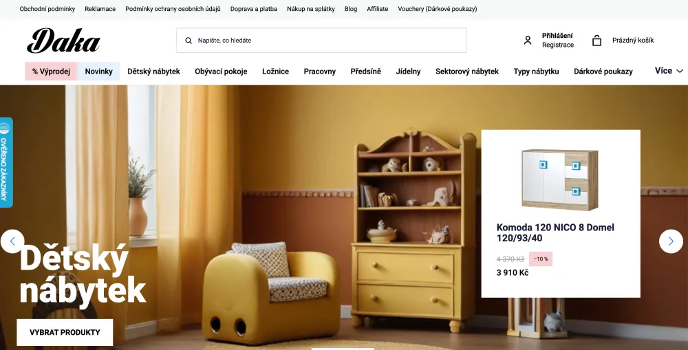 E-shop Daka