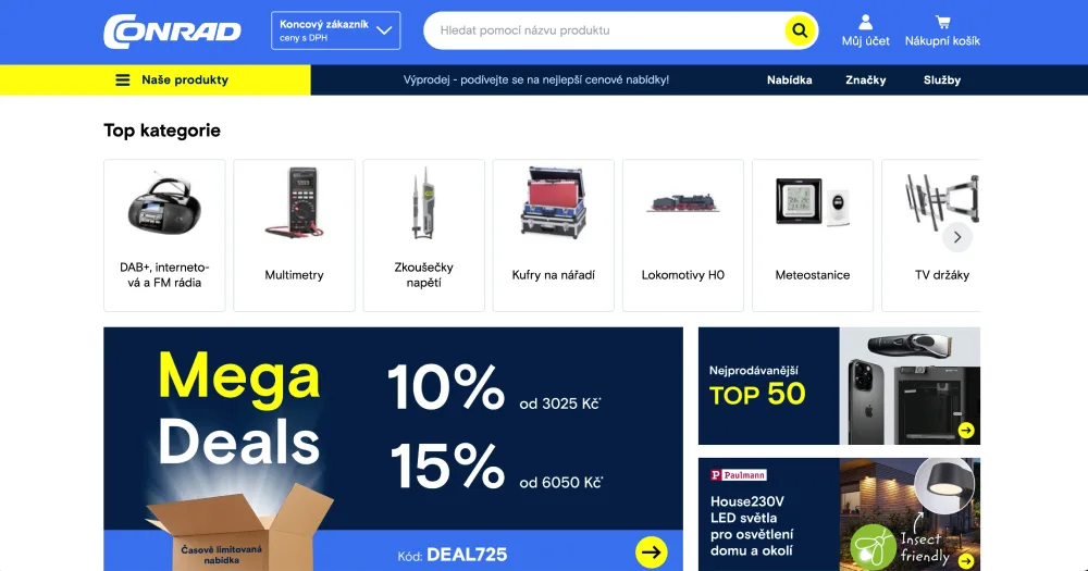 E-shop Conrad