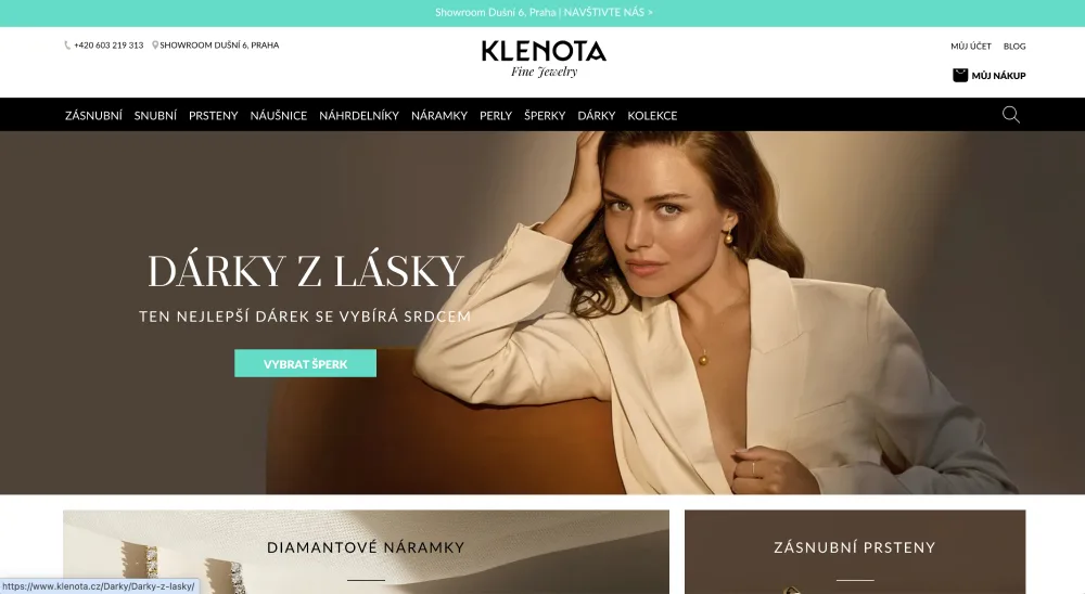 E-shop Klenota