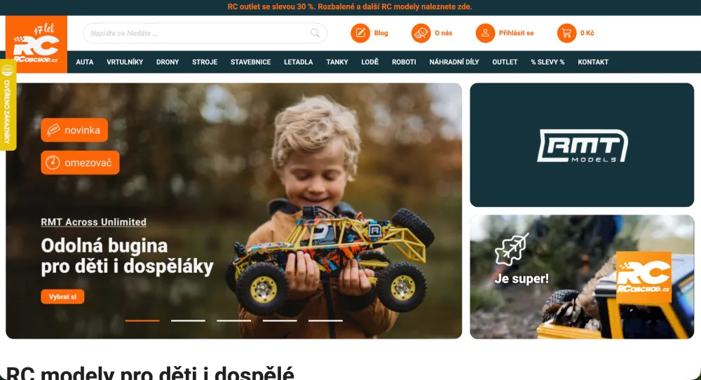 web RC obchod