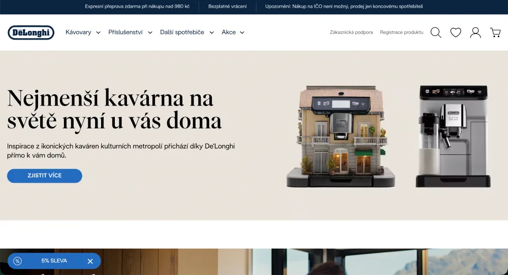 web DeLonghi