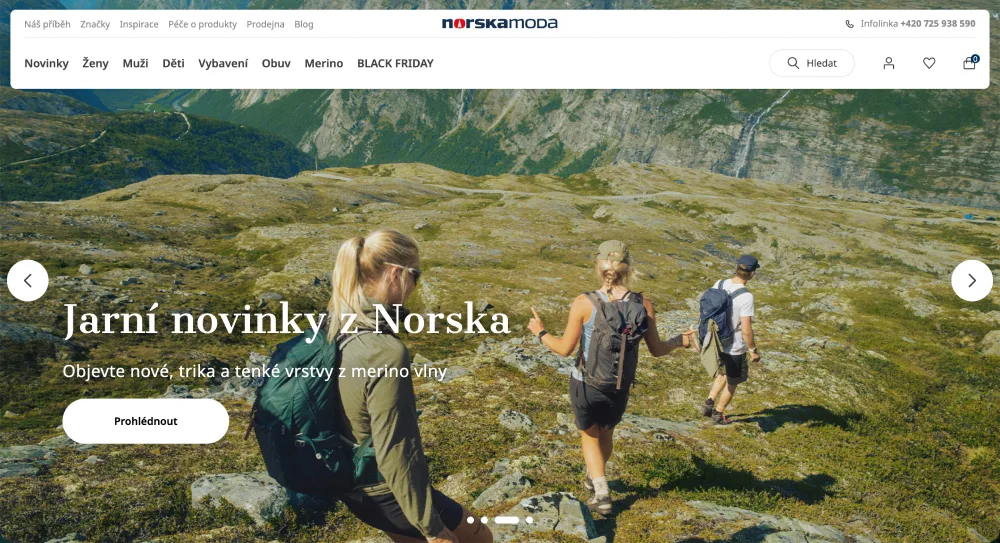 web Norská Móda