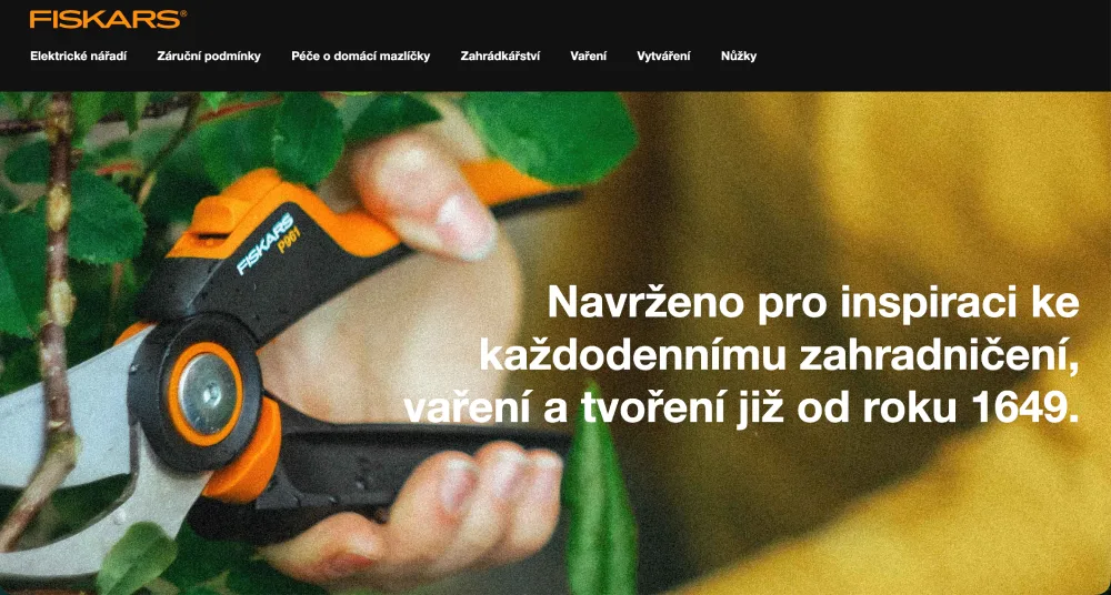 web Fiskars