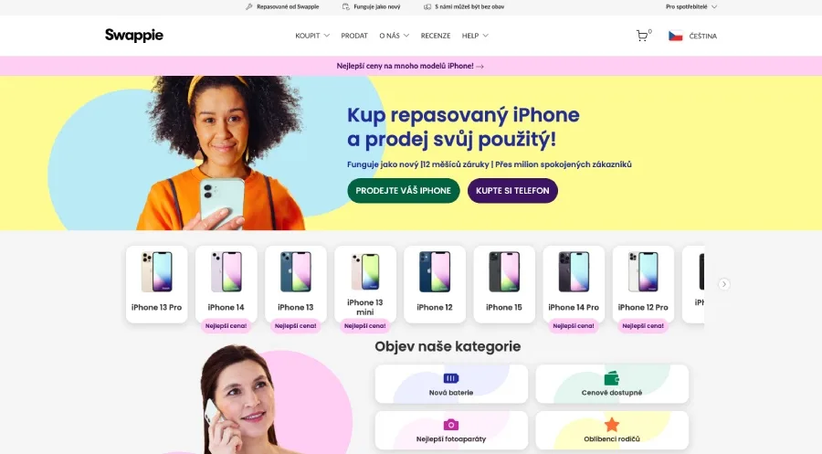 Swappie recenze eshopu