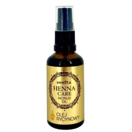 Venita ricinový olej na vlasy 100% natural s výtažkem z henny 50 ml