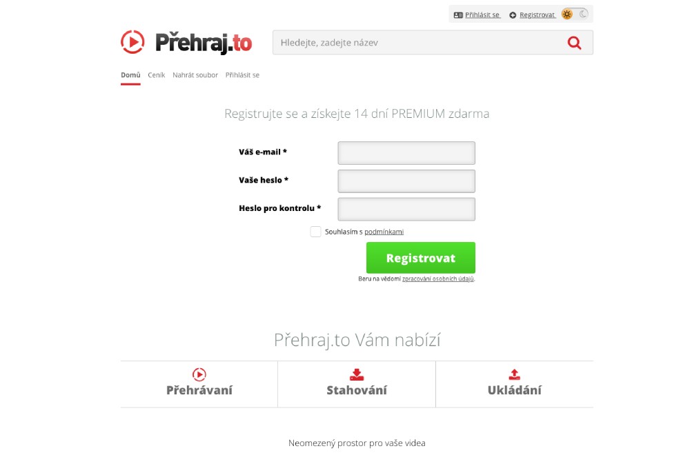 web přehraj.to