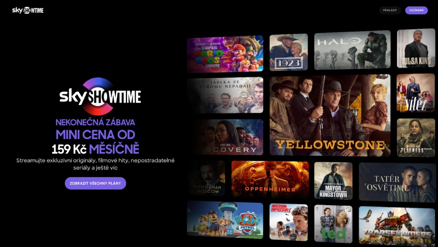SkyShowtime recenze
