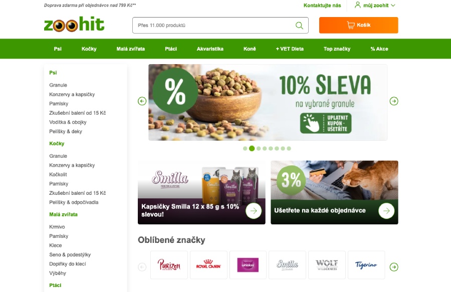 Zoohit recenze eshopu
