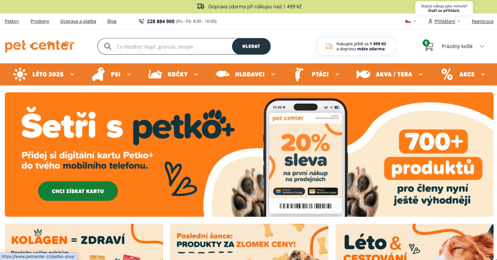 E-shop Pet Center
