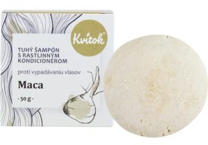 Kvítok tuhý šampon proti vypadávání vlasů Maca 50 g