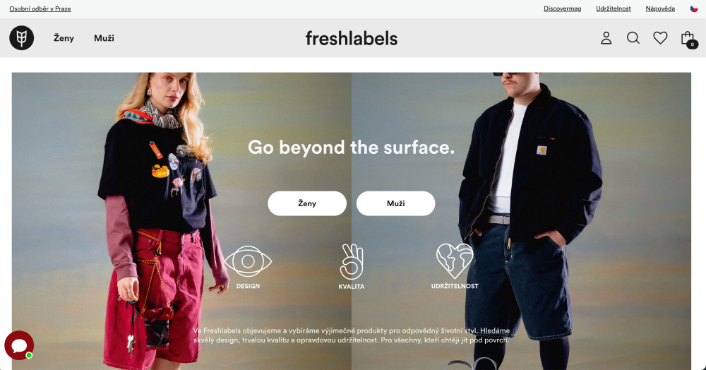 E-shop Freshlabels