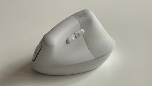 Logitech Lift Vertical Ergonomic Mouse for Mac Off-white