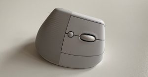 Logitech Lift Vertical Ergonomic Mouse for Mac Off-white